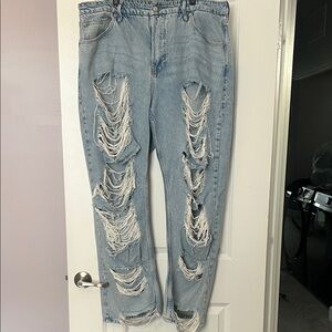 Good American Good 90’s Destroyed Jeans